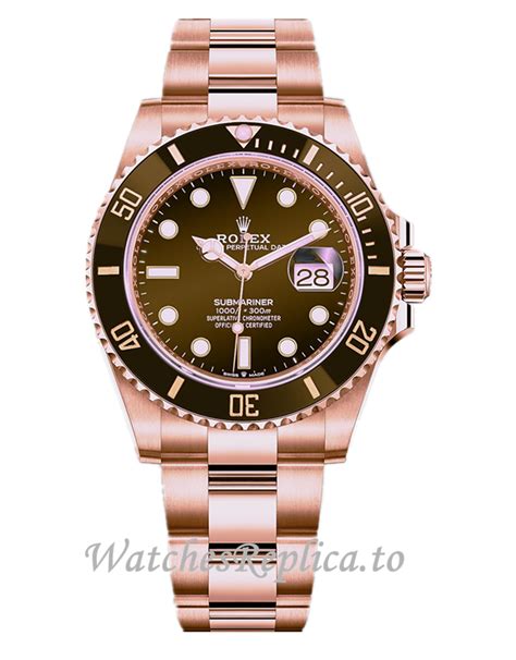 rolex submariner rose gold